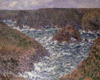 Port Domois at Belle Ile by Claude Monet